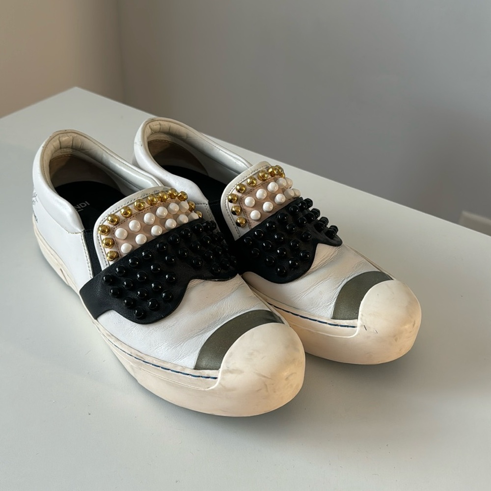 Fendi x Karl Lagerfeld Slip-ons